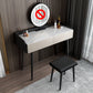 Contemporary Stone Makeup Dressing Table 2-Drawer Vanity Table Set Clearhalo 'Bedroom Furniture' 'furn' 'furn_makeup_vanities' 'Furniture' 'Makeup Vanities' 'makeup_vanities' 1200x1200_aa9f334b-73d0-4f1d-966f-2698bb2df052