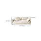 Fabric Sofa with Bolster Pillows Contemporary Apartment Seating