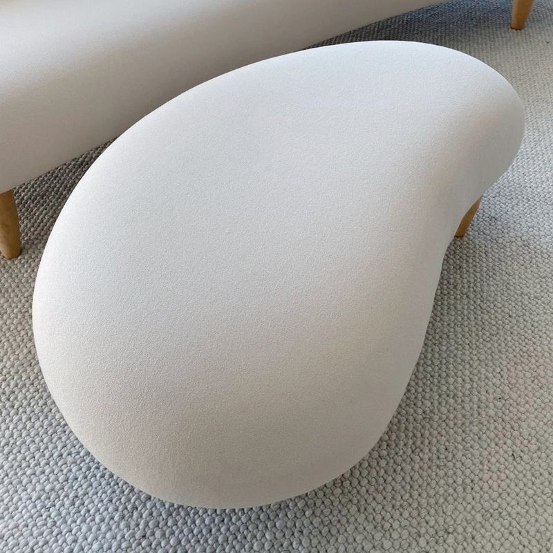 Contemporary Cream Velvet Tight Back Armless Sofa/Sectional with Wear-Resistant Clearhalo 'Furniture' 'furniture_sectionals' 'Living Room Furniture' 'Sectionals' 1200x1200_aaa4f6de-454e-45fe-aaf8-bc4d42510e75