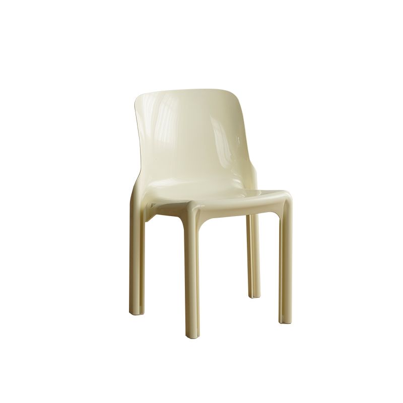 Modern Style Side Chair Plastic Dining Chair for Living Room