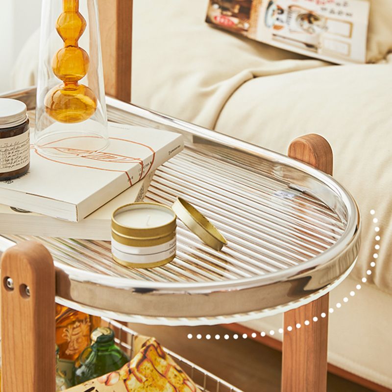 15" Wide Contemporary Corner Table Solid Wood Double Tier Accent Side Table Clearhalo 'Coffee & Accent Tables' 'End & Side Tables' 'end_side_tables' 'furn' 'furn_end_side_tables' 'Furniture' 'Living Room Furniture' 1200x1200_aaa8bc2d-24a7-4a21-8180-7542e1109a24