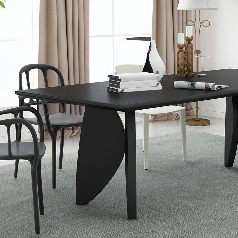Modern Solid Wood Table for Restaurant Rectangle Dining Table with 4 Legs Clearhalo ' dining_table' 'Dining Tables & Seating' 'Dining Tables' 'furn' 'furn_dining_table' 'Furniture' 'furniture_dining_table' 'Kitchen & Dining Furniture' 'kitchen&dining_furn' 'kitchen' 'kitchen_dining_table' 1200x1200_aaa9d08b-b6f0-4d3b-b81e-6efe4597a52d