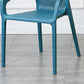 Contemporary Style Stackable Chair Kitchen Arm Chair with Plastic Legs Clearhalo 'Dining Chairs' 'Dining Tables & Seating' 'dining_chair' 'Furniture' 'furniture_dining_chair' 'Kitchen & Dining Furniture' 1200x1200_aaaa3ab9-5170-476a-9dbc-7ab27e066d43