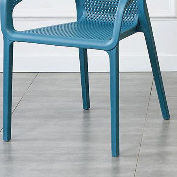 Contemporary Style Stackable Chair Kitchen Arm Chair with Plastic Legs Clearhalo 'Dining Chairs' 'Dining Tables & Seating' 'dining_chair' 'Furniture' 'furniture_dining_chair' 'Kitchen & Dining Furniture' 1200x1200_aaaa3ab9-5170-476a-9dbc-7ab27e066d43