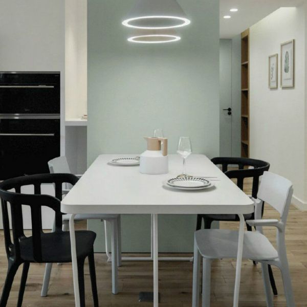 Rectangle Shape Luxury Dining Table White Sled Base Table with Solid Wood Clearhalo ' dining_table' 'Dining Tables & Seating' 'Dining Tables' 'furn' 'furn_dining_table' 'Furniture' 'furniture_dining_table' 'Kitchen & Dining Furniture' 'kitchen&dining_furn' 'kitchen' 'kitchen_dining_table' 1200x1200_aaab669f-ef79-4641-b68d-4e260506b816
