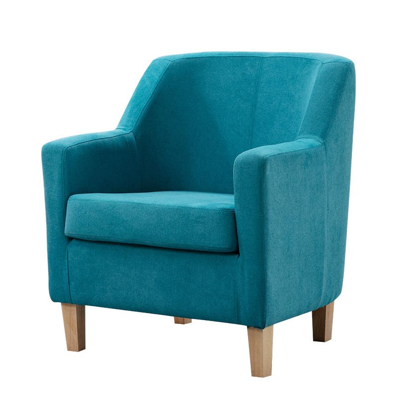 Chaise de bras synthétique 27,55 "L x 24,40" W x 31,49 "H fauteuil accent pour le salon