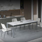 1/4/5/6/7 stukken Moderne rechthoek Dinerset Sintered Stone Top Dinette Table Set