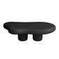 Scandinavian Wooden Coffee Cocktail Table Free form 3 Legs Coffee Table for Bedroom