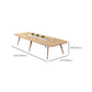 Contemporary Office Desk Solid Wood Writing Desk for Home Office