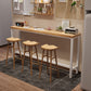 Industrial Style Bistro Bar Desk Pine Solid Wood Rectangle Bar Dining Table for Indoor Clearhalo 'Bar Furniture' 'Bar Tables' 'bar_tables' 'furn' 'furn_bar_tables' 'Furniture' 'Kitchen & Dining Furniture' 1200x1200_aaaf60c4-bc87-4e9d-bd8c-700464a70706