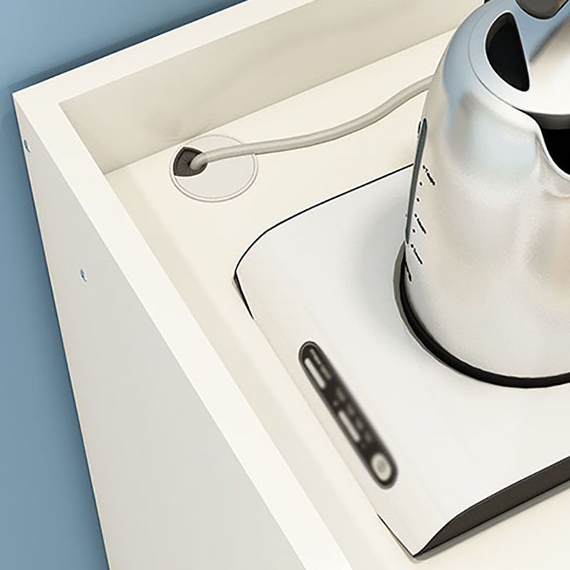 Moderner technischer Holz Sideboard Esszimmer 33 "H 2 Türen Buffet Server