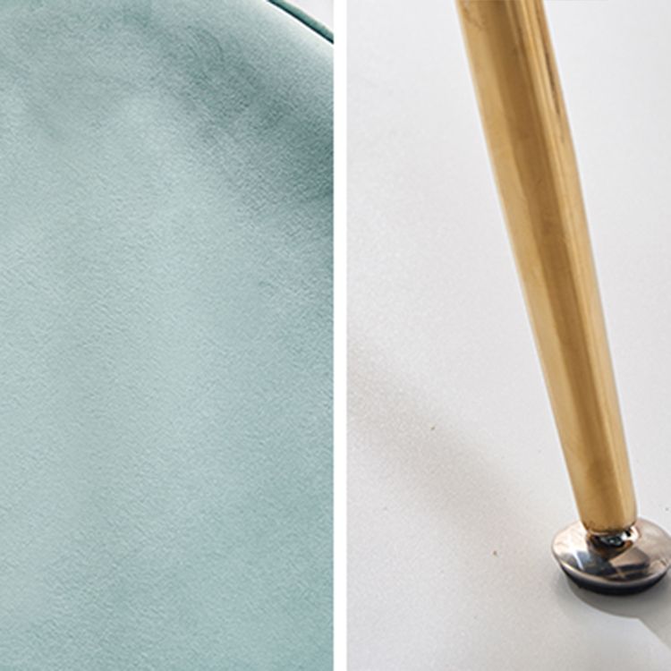 Flannel Scandinavian Bedroom Side Chair Parsons Matte Finish Dining Chair with Gold Legs Clearhalo ' kitchen&dining_furn' 'Dining Chairs' 'Dining Tables & Seating' 'dining_chair' 'furn' 'furn_dining_chair' 'Furniture' 'furniture_dining_chair' 'Kitchen & Dining Furniture' 'kitchen' 1200x1200_aab1dc8f-e29a-4047-a223-011323a3ff08