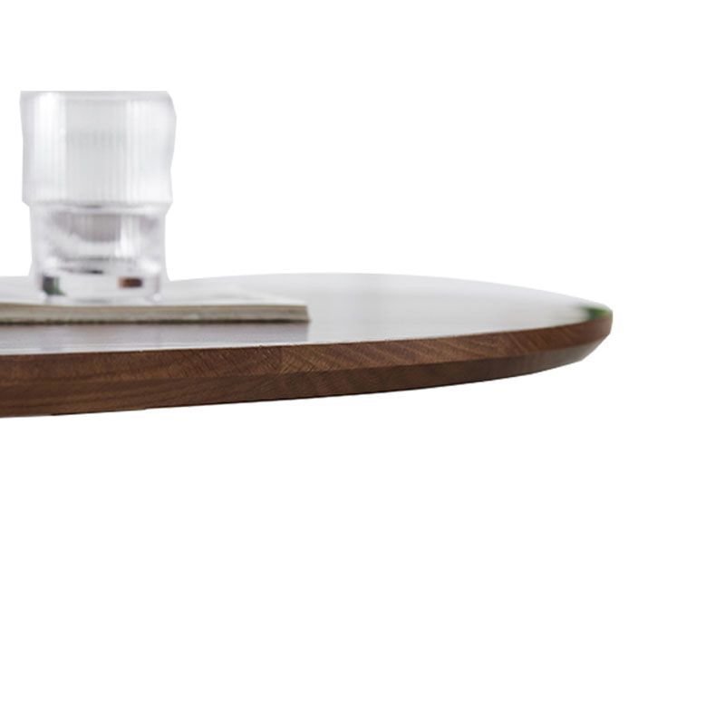 Simple Walnut Ash Dining Table Double Solid Wood Pedestal Home Table Clearhalo 'Dining Tables & Seating' 'Dining Tables' 'dining_table' 'furn' 'furn_dining_table' 'Furniture' 'furniture_dining_table' 'Kitchen & Dining Furniture' 'kitchen' 'kitchen_dining_table' 1200x1200_aab1ee0d-c37c-43ef-bc11-ce438cabca0d