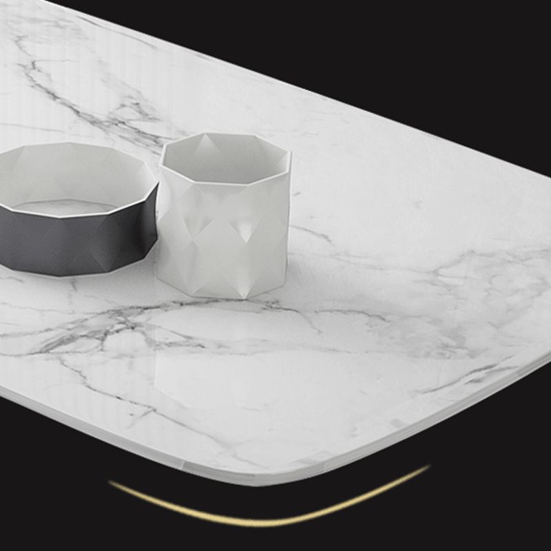 Glam 1/5/7 Pieces Dining Set Sintered Stone Dining Table for Home Use Clearhalo 'Dining Room Sets' 'Dining Tables & Seating' 'dining_room_set' 'furn' 'furn_dining_room_set' 'Furniture' 'furniture_dining_room_set' 'Kitchen & Dining Furniture' 'kitchen&dining_furn' 'kitchen' 1200x1200_aab4650d-28a9-4ae7-a19f-f46bbfcbf59b