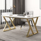 Rectangular Sintered Stone Desk with Gold Legs in Modern Style Clearhalo 'Furniture' 'furniture_office_desk' 'Office Desks' 'Office Furniture' 'office_desk' 1200x1200_aab4d3c0-03e7-4ff1-9de0-5daa681852c3