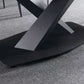 Simplicity Style Furniture Rectangle Stone Dining Room Table for Kitchen