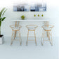 Gold Glam Style Bar Table in Iron Top and Faux Marble Milk Tea Shop Bar Table, Only Table Clearhalo 'Bar Furniture' 'Bar Tables' 'bar_tables' 'furn' 'furn_bar_tables' 'Furniture' 'furniture_bar_tables' 'Kitchen & Dining Furniture' 1200x1200_aab7cac8-d655-4acb-9fd6-fb0f1c6104f4