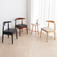 Chaise de style moderne en bois ouvert à l'arrière pour salle à manger pour salle à manger