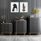 Glam Stone Bedroom Chest 16" Wide Storage Chest with Drawers