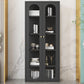 Modern Metal Bookcase Standard Closed Back Bookshelf for Home Office