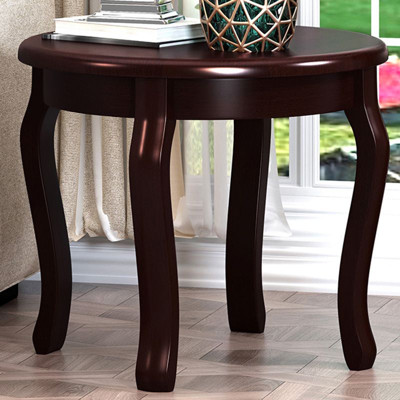 Round 4 Legs End Table Traditional Side End Table for Living Room Clearhalo 'Coffee & Accent Tables' 'End & Side Tables' 'end_side_tables' 'furn' 'furn_end_side_tables' 'Furniture' 'Living Room Furniture' 1200x1200_aabd3a96-57eb-4542-8101-879f4ef46b55