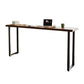 Modern Rectangle Wood Bar Table Metal Base for Milk Tea Shop Clearhalo 'Bar Furniture' 'Bar Tables' 'bar_tables' 'furn' 'furn_bar_tables' 'Furniture' 'Kitchen & Dining Furniture' 1200x1200_aabefccf-f833-4bbb-9a99-05a474384a37
