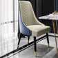 Parsons Armless Dining Chairs Glam Side Chair Set for Dining Room