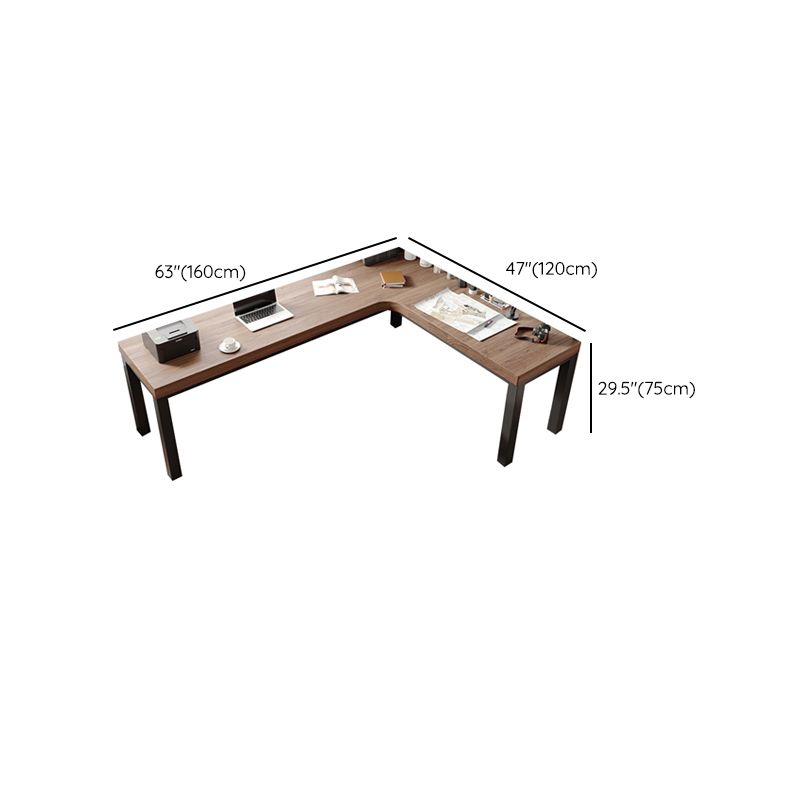 Scrivania da 29,25 pollici H Distano da scrittura contemporanea in legno massiccio