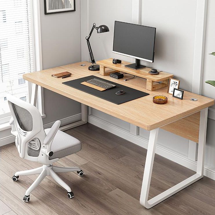 29.53 "H Industrial Office Desk Antique Finish Computer Desk