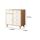 14.96" Wide Modern Wood Accent Chest with Drawer Rectangle Accent Cabinet