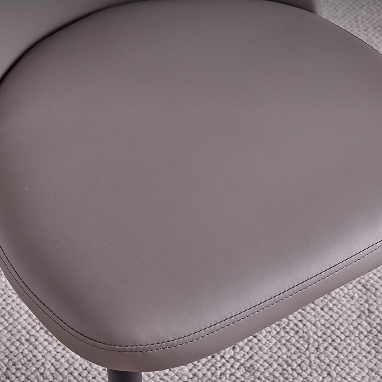 Eigentijdse keukenstoelen armloze zijstoel met metalen benen