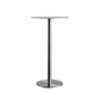 Industrial Metal Bar Dining Table Round Bistro Bar Table with Pedestal Clearhalo 'Bar Furniture' 'Bar Tables' 'bar_tables' 'furn' 'furn_bar_tables' 'Furniture' 'Kitchen & Dining Furniture' 1200x1200_aac4887f-8fb4-47f8-8940-bfff46f79bba