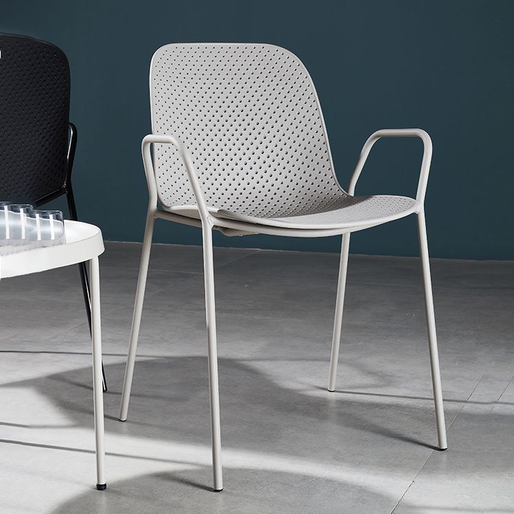 Modern Style Chair Dining Arm Chairs with Metal Legs for Kitchen Clearhalo ' kitchen&dining_furn' 'Dining Chairs' 'Dining Tables & Seating' 'dining_chair' 'furn' 'furn_dining_chair' 'Furniture' 'furniture_dining_chair' 'Kitchen & Dining Furniture' 'kitchen' 1200x1200_aac8348f-3f12-4d38-9204-42c8ab0d50d9