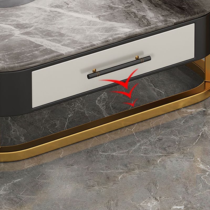 2 pezzi Tavolino in pietra Tavolino quadrati tavolo da cocktail set con archiviazione