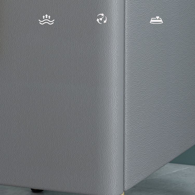 21.65" Tall Glam Bedside Cabinet Solid Wood Night Table with Drawers