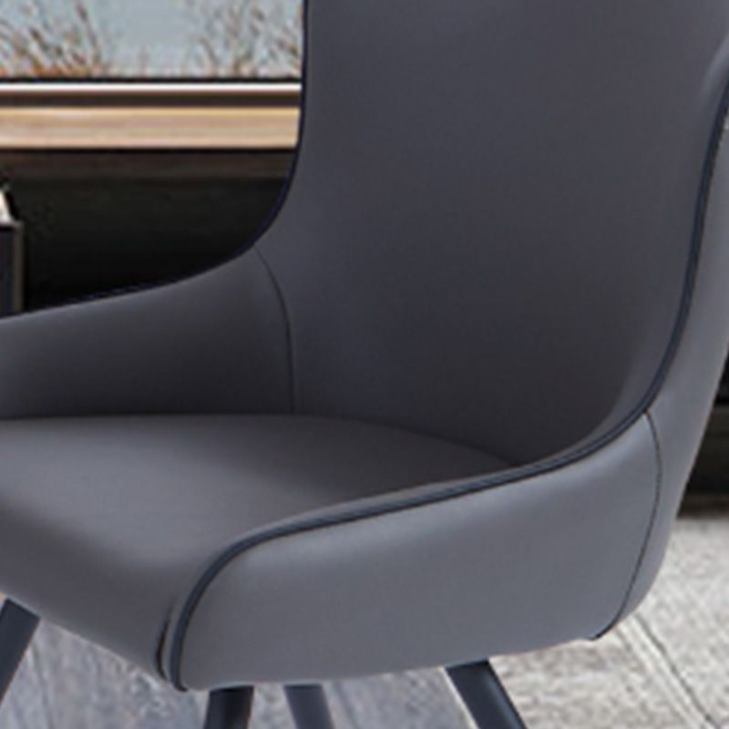 Contemporary Arm Chair Wingback Dining Room Chair for Indoor Clearhalo 'Dining Chairs' 'Dining Tables & Seating' 'dining_chair' 'furn' 'furn_dining_chair' 'Furniture' 'Kitchen & Dining Furniture' 1200x1200_aacca823-4d11-4623-901b-b29e01b32b4b