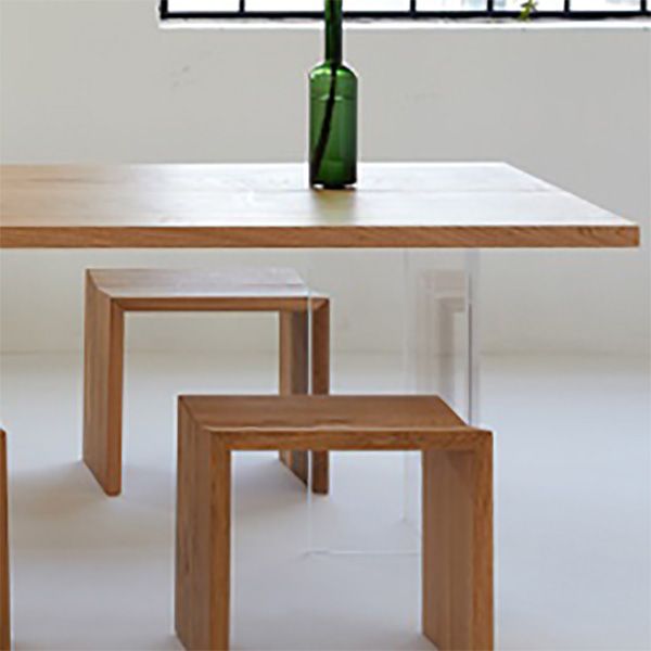 Simplicity Style Dinette Table Rectangle Solid Wood Dining Room Table in Brown Clearhalo 'Dining Tables & Seating' 'Dining Tables' 'dining_table' 'furn' 'furn_dining_table' 'Furniture' 'Kitchen & Dining Furniture' 1200x1200_aace79b9-b5de-460b-bff5-65a0cae77949