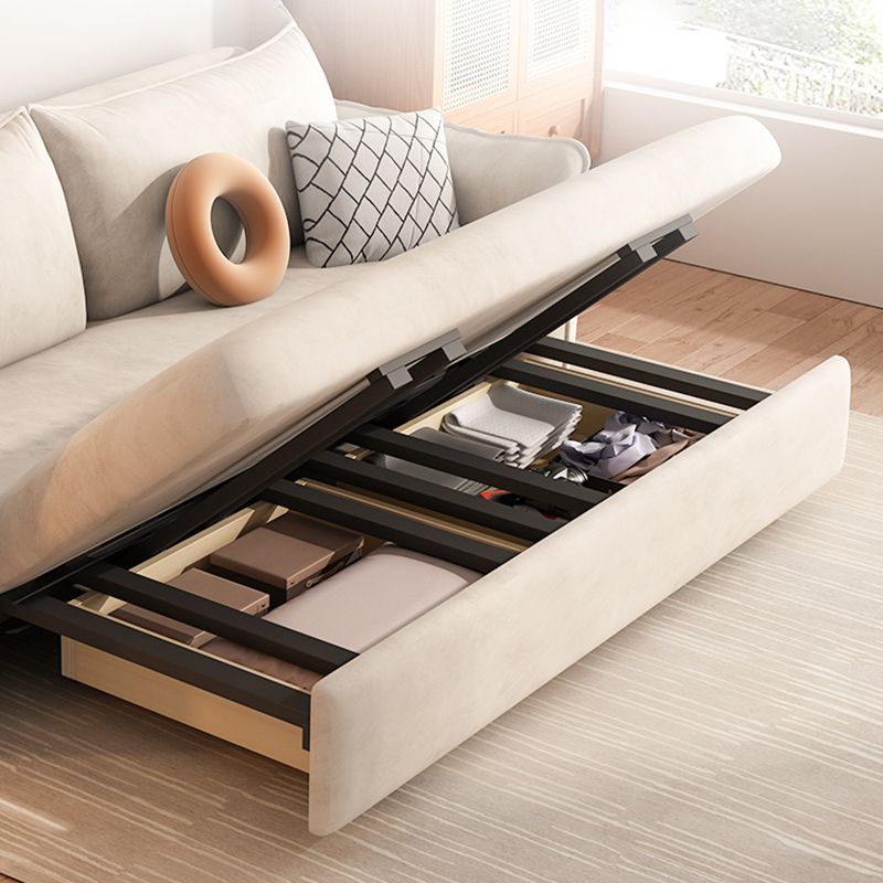 Divano per dormiente futon scandinavo divano convertibile bianco per soggiorno