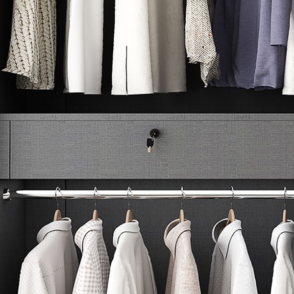 Witte kleur garderobe eigentijdse stijl houten garderobe kast met lade