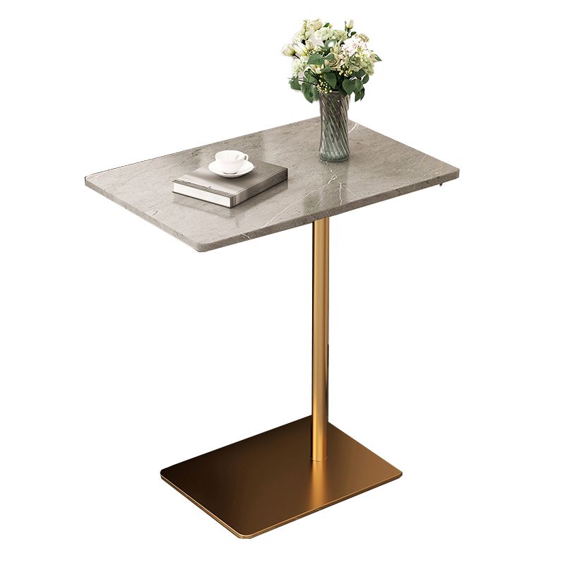 Tavolo laterale C contemporaneo Tabella accento laterale Tavolo d'angolo in metallo