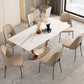 Designer Style 1/2/3/6/7 Pieces Dinette Set Sintered Stone Dining Table Clearhalo 'Dining Room Sets' 'Dining Tables & Seating' 'dining_room_set' 'furn' 'furn_dining_room_set' 'Furniture' 'furniture_dining_room_set' 'Kitchen & Dining Furniture' 1200x1200_aad8e48d-5d69-48d5-968f-633d907f8c77
