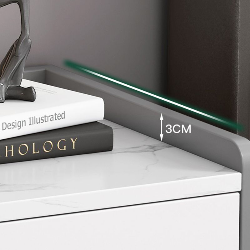 Eigentijdse nachttafel houten nachtkastje met 2 laden