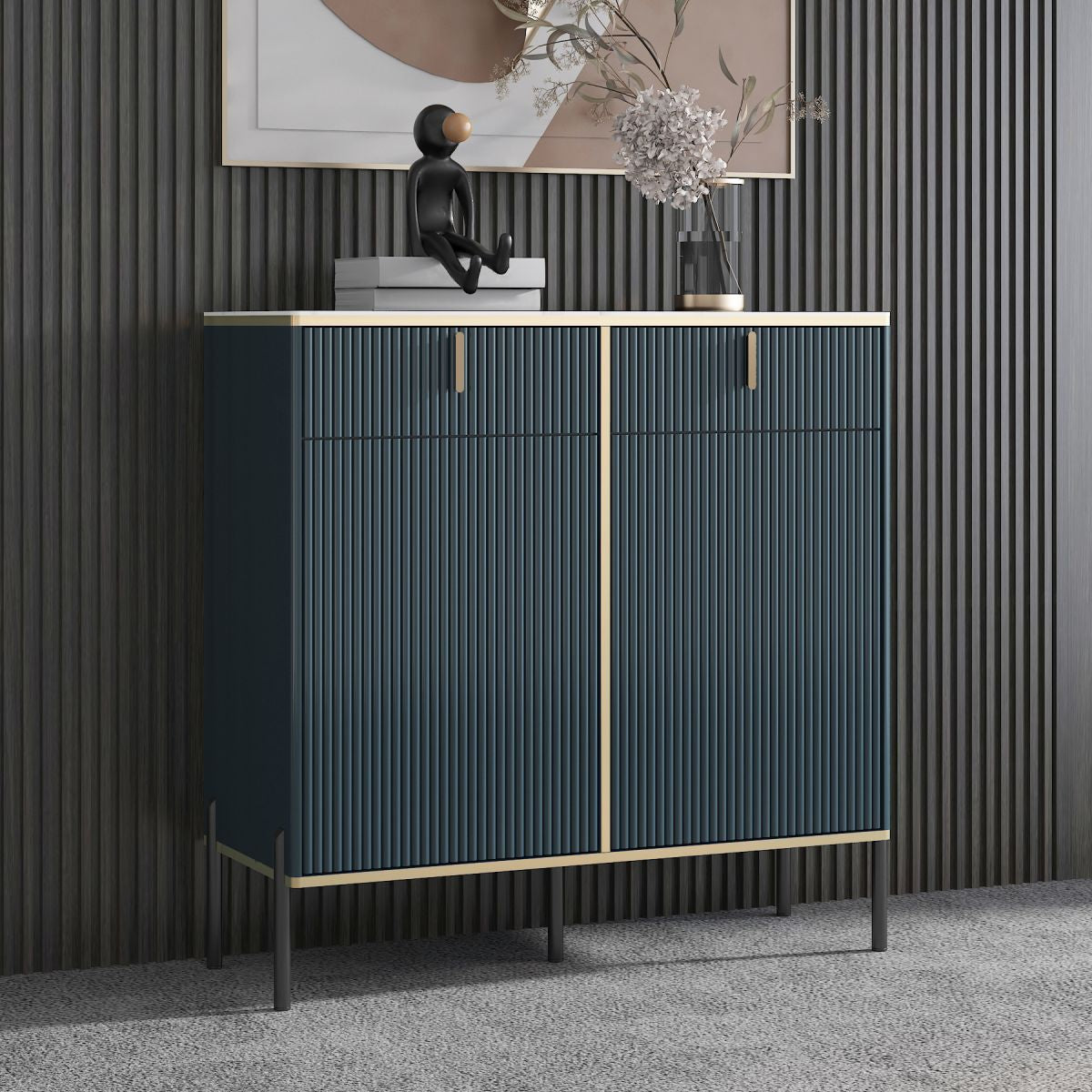 Server per pranzo in pietra contemporaneo server regolabile per soggiorno per soggiorno