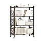Libreria di metallo contemporanea etagere libreria pieghevole con scaffali
