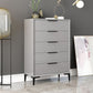 Contemporary Vertical Chest Wood Chest with Drawers for Bedroom Clearhalo 'Bedroom Furniture' 'Dressers & Chests' 'dressers_chests' 'furn' 'furn_dressers_chests' 'Furniture' 1200x1200_aadf59c5-c553-4032-b3eb-5a210d7f431f