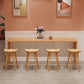 Luxurious Rectangle Pub Table Set 1/5/9 Pieces Wooden Counter Table with Backless Stools Clearhalo 'Bar Furniture' 'furn' 'furn_home_bar_bar_sets' 'Furniture' 'Home Bars & Bar Sets' 'home_bar_bar_sets' 'Kitchen & Dining Furniture' 1200x1200_aae15f83-8637-4134-b36f-cfa932e05ece