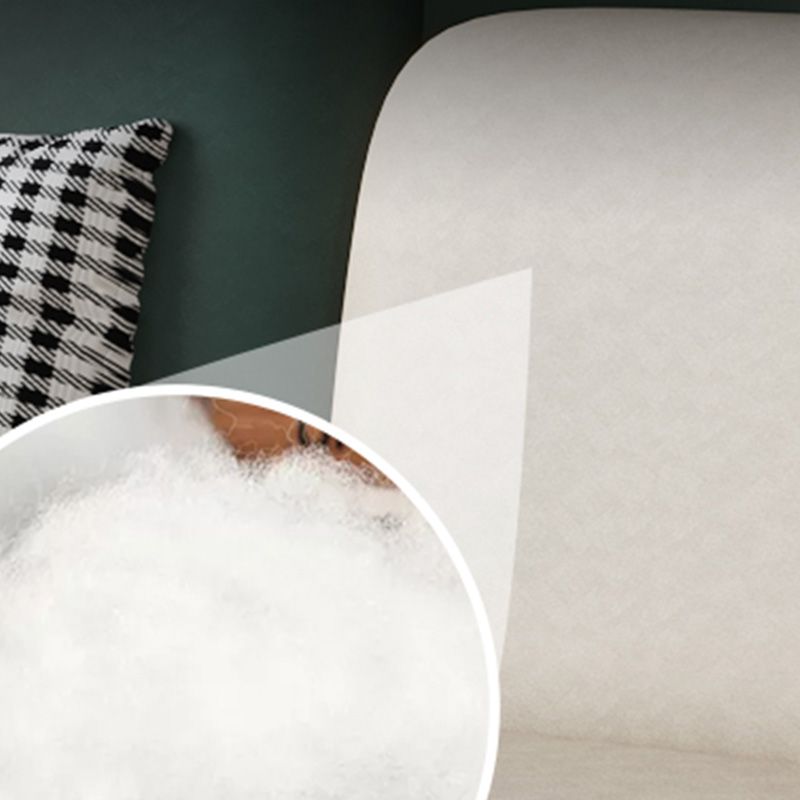 Canapé-lit contemporain en coton sans bras en vert avec 2 oreillers