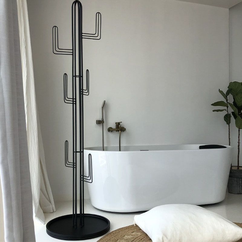 Iron Coat Hanger Free Standing 70.86 Inch Coat Rack for Living Room Clearhalo 'Entry & Mudroom Furniture' 'furn' 'furn_hall_tree_coat_racks' 'Furniture' 'Hall Trees & Coat Racks' 'hall_tree_coat_racks' 1200x1200_aae30117-1af9-4678-ba01-07ee4d1d7de9