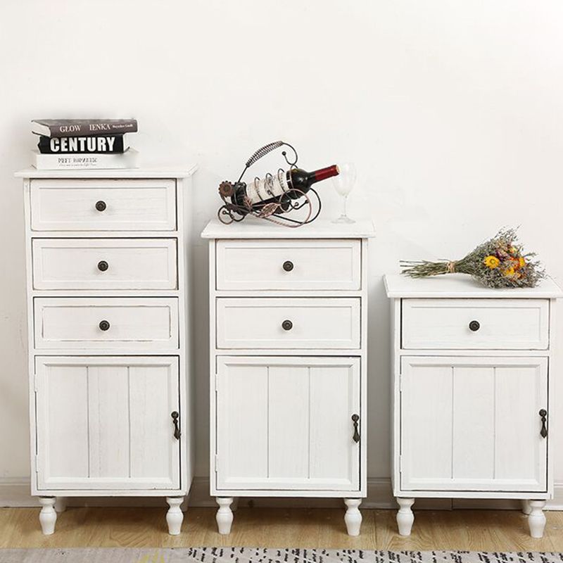 Industrial Turned Legs Accent Cabinet with Door and Drawers Storage Cabinet Clearhalo 'Cabinets & Chests' 'cabinets_chests' 'furn' 'furn_cabinets_chests' 'Furniture' 'Living Room Furniture' 1200x1200_aae6b67f-4cba-484c-8565-9f6ec39405b8