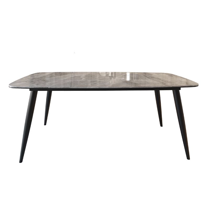 Modern 1/5/7 Pieces Dining Set Rectangle Sintered Stone Dining Table Set Clearhalo 'Dining Room Sets' 'Dining Tables & Seating' 'dining_room_set' 'furn' 'furn_dining_room_set' 'Furniture' 'furniture_dining_room_set' 'Kitchen & Dining Furniture' 'kitchen&dining_furn' 'kitchen' 1200x1200_aaeaebe8-709d-419c-b5a6-be342003bc5c